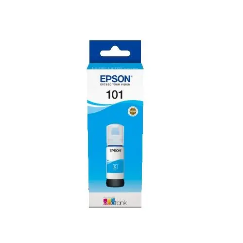 Sticlă de cerneală pentru Epson L4150/L4160/L6160/L6170/L6190 WiFi MFP, 70 ml, Cyan - 1