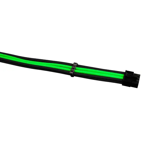 1stPlayer комплект удължителни кабели Custom Modding Cable Kit Black/Green - ATX24P, EPS, PCI-e - BGE-001 - image 2
