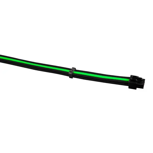 1stPlayer σετ καλωδίων προέκτασης Custom Modding Cable Kit Μαύρο/Πράσινο - ATX24P, EPS, PCI-e - BGE-001 - 4