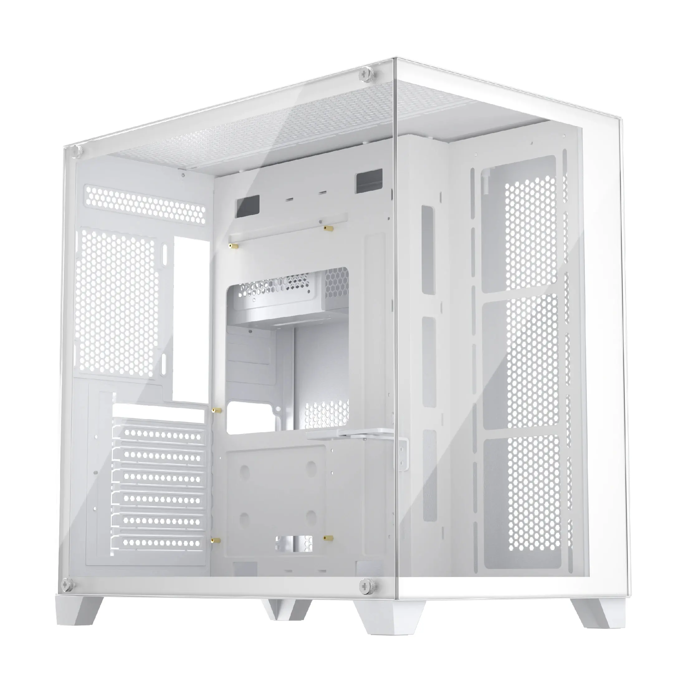 1stPlayer кутия Case ATX - MEGAVIEW MV8 White - image 1