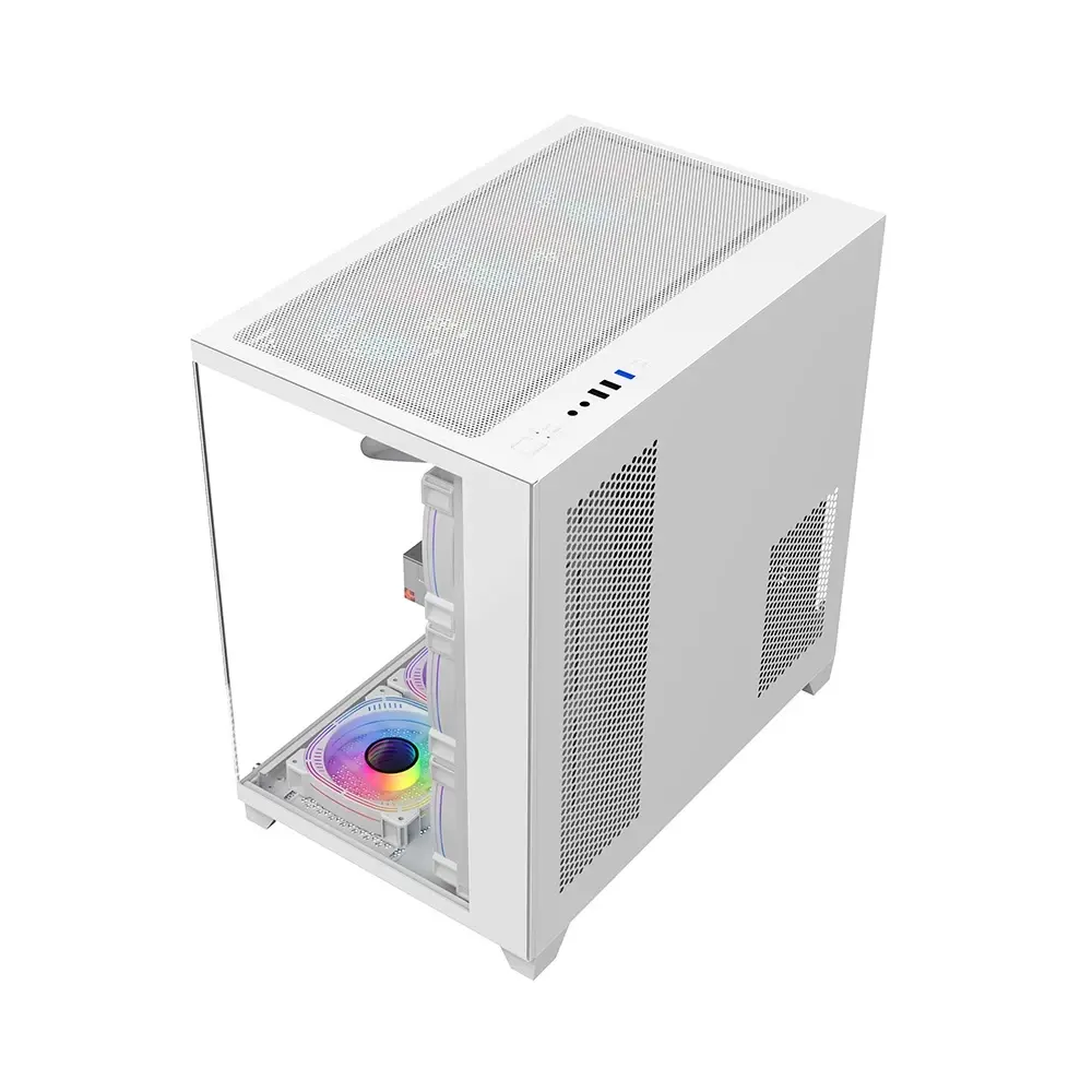 1stPlayer кутия Case ATX - MEGAVIEW MV8 White - image 10