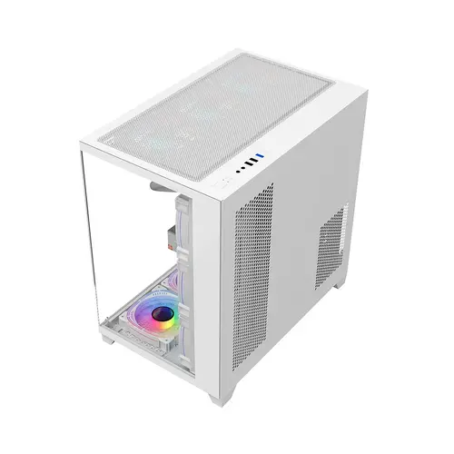 1stPlayer кутия Case ATX - MEGAVIEW MV8 White - image 10