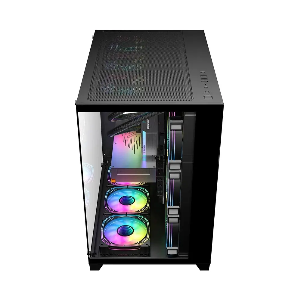 1stPlayer кутия Case ATX - MEGAVIEW MV8 Black - image 11