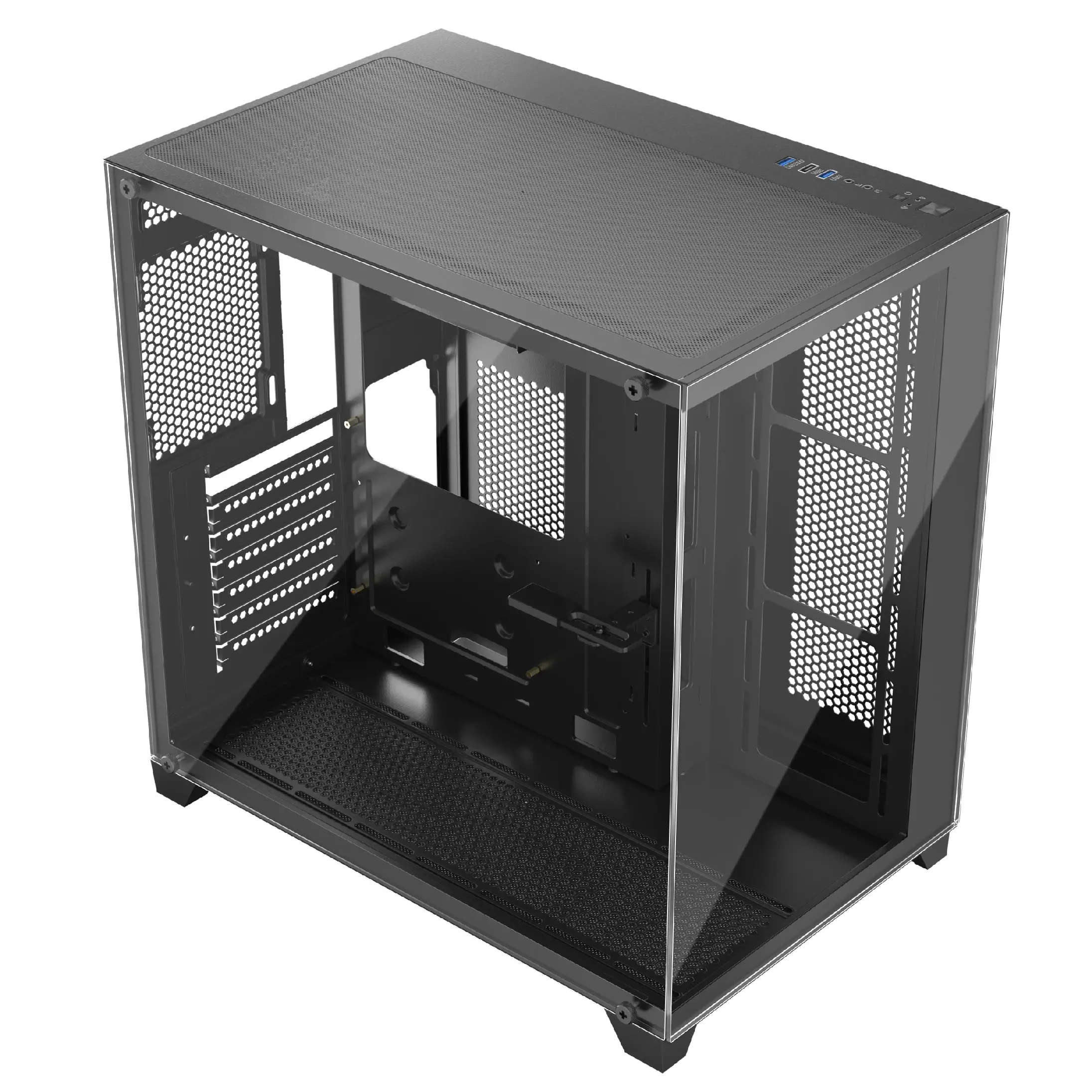 1stPlayer кутия Case ATX - MEGAVIEW MV8 Black - image 2