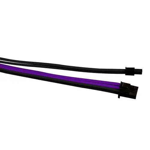 1stPlayer комплект удължителни кабели Custom Modding Cable Kit Black/Violet - ATX24P, EPS, PCI-e - BVL-001 - image 1