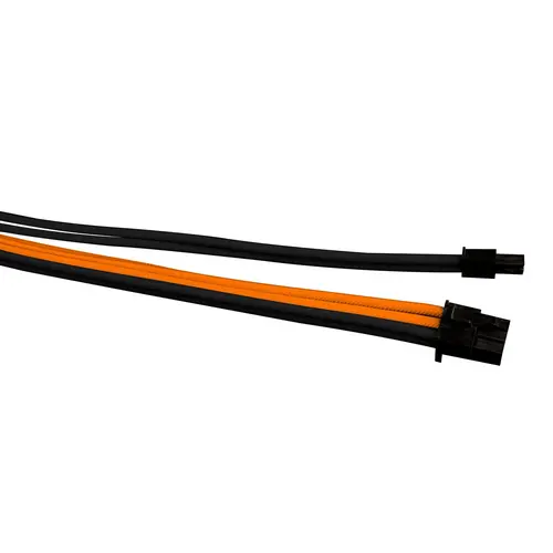 1stPlayer комплект удължителни кабели Custom Modding Cable Kit Black/Orange - ATX24P, EPS, PCI-e - BOR-001 - image 1