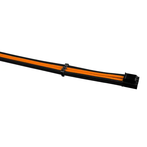 1stPlayer σετ καλωδίων προέκτασης Custom Modding Cable Kit Μαύρο/Πορτοκαλί - ATX24P, EPS, PCI-e - BOR-001 - 5