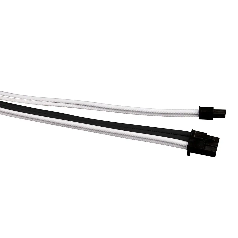 1stPlayer комплект удължителни кабели Custom Modding Cable Kit Black/White - ATX24P, EPS, PCI-e - BKW-001 - image 1