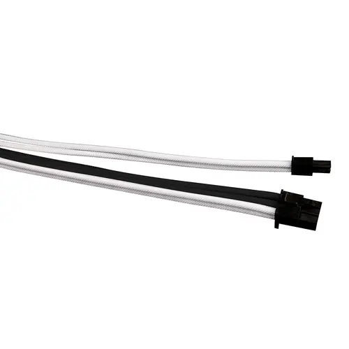 1stPlayer set de cabluri prelungitoare Custom Modding Cable Kit Negru/Alb - ATX24P, EPS, PCI-e - BKW-001 - 2
