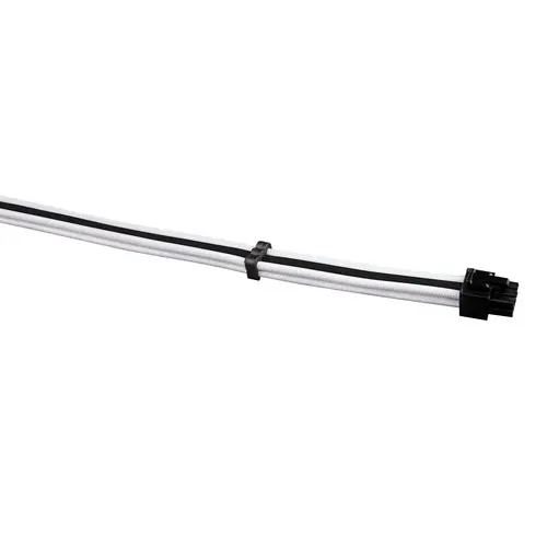 1stPlayer σετ καλωδίων προέκτασης Custom Modding Cable Kit Μαύρο/Λευκό - ATX24P, EPS, PCI-e - BKW-001 - 4