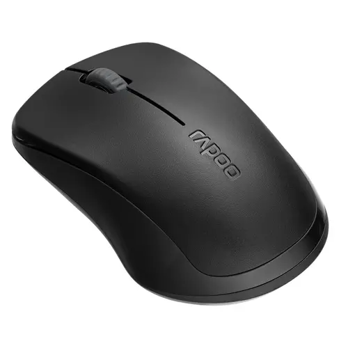 Mouse optic wireless RAPOO 1680, Silențios, 2.4Ghz, Negru - 2