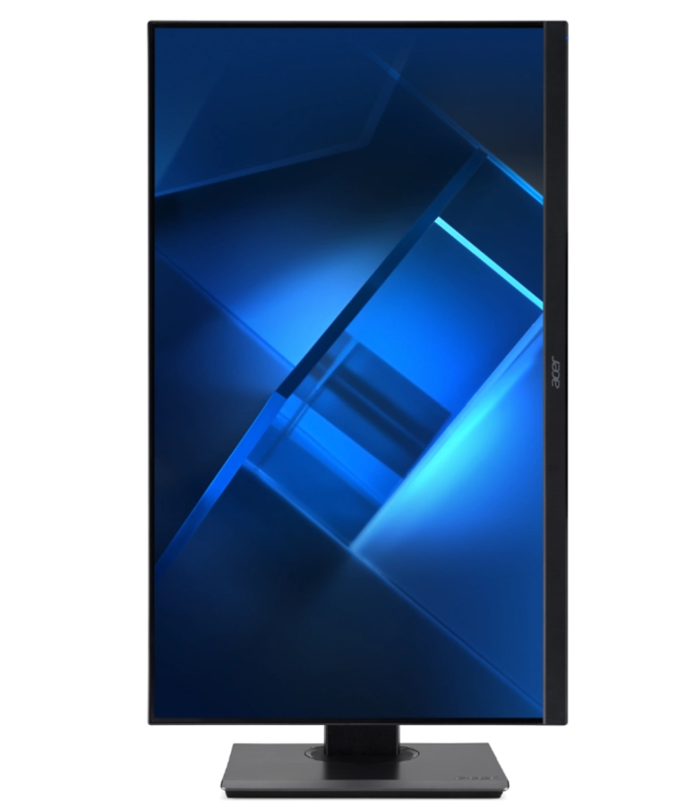 Монитор, Acer Vero B247YEbmiprzxv, 23.8" IPS LED ZeroFrame, Anti-Glare, FreeSync, 4ms (GTG), 100Hz, 100M:1, 250nits, 1920x1080, Flicker-Less, BlueLightShield, Speakers, Audio In/Out, HDMI, VGA, DP, USB HUB 3.2 (1up 4down), VESA, Black - image 3