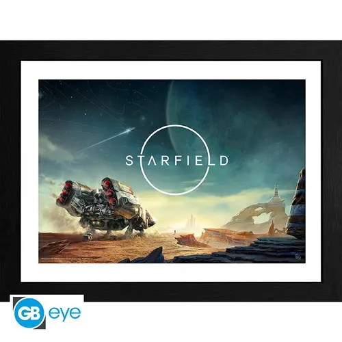 GBEYE STARFIELD - Framed print "Landing" (30x40)