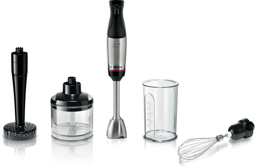 Пасатор, Bosch MSM6M623, SER6, Blender, ErgoMaster, 1000 W, Dynamic Speed Control, QuattroBlade System Pro, Included Blender, Measuring cup, Chopper, Attachment for pureeing & Stainless steel whisk, Stainless steel