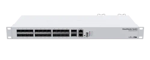 Суич MikroTik CRS326-24S+2Q+RM, 24 x Gigabit Ethernet ports, 2 x SFP