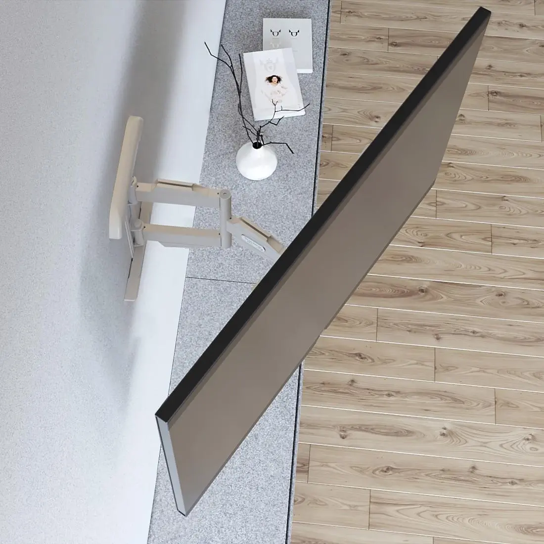 Suport de perete pentru TV HAMA, Reglabil, 46"-90", 220838 - image 14