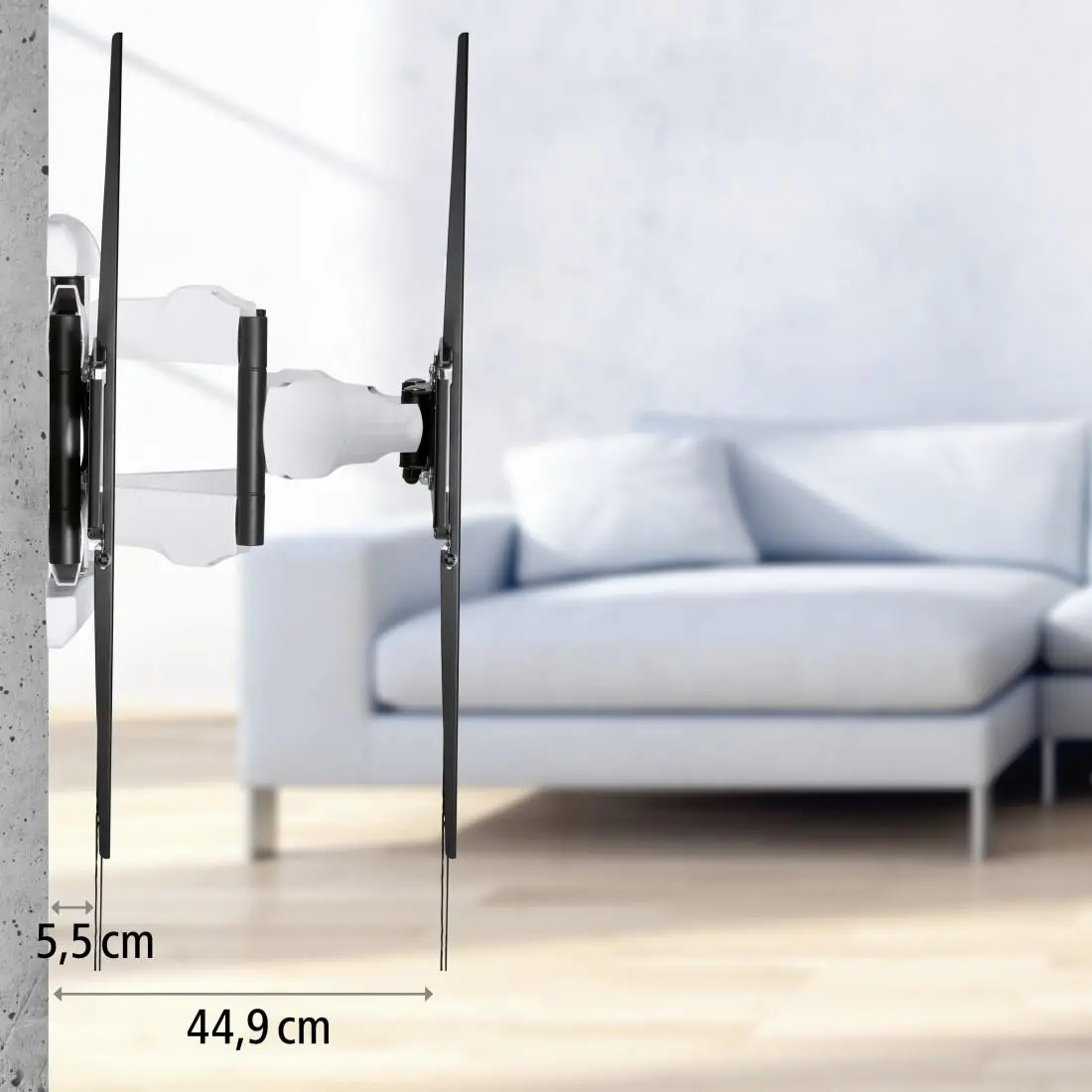 Стенна стойка за TV HAMA, Регулируема, 46"-90", 220838 - image 15