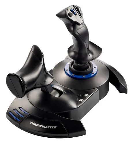 Жичен джойстик,  авиосимулатор Thrustmaster T.Flight Hotas 4  за PC / PS4, Черен - image 1