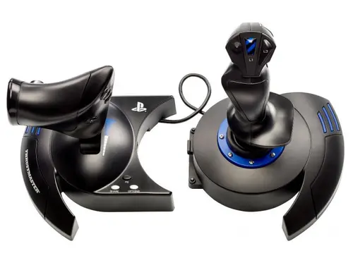 Жичен джойстик,  авиосимулатор Thrustmaster T.Flight Hotas 4  за PC / PS4, Черен - image 2