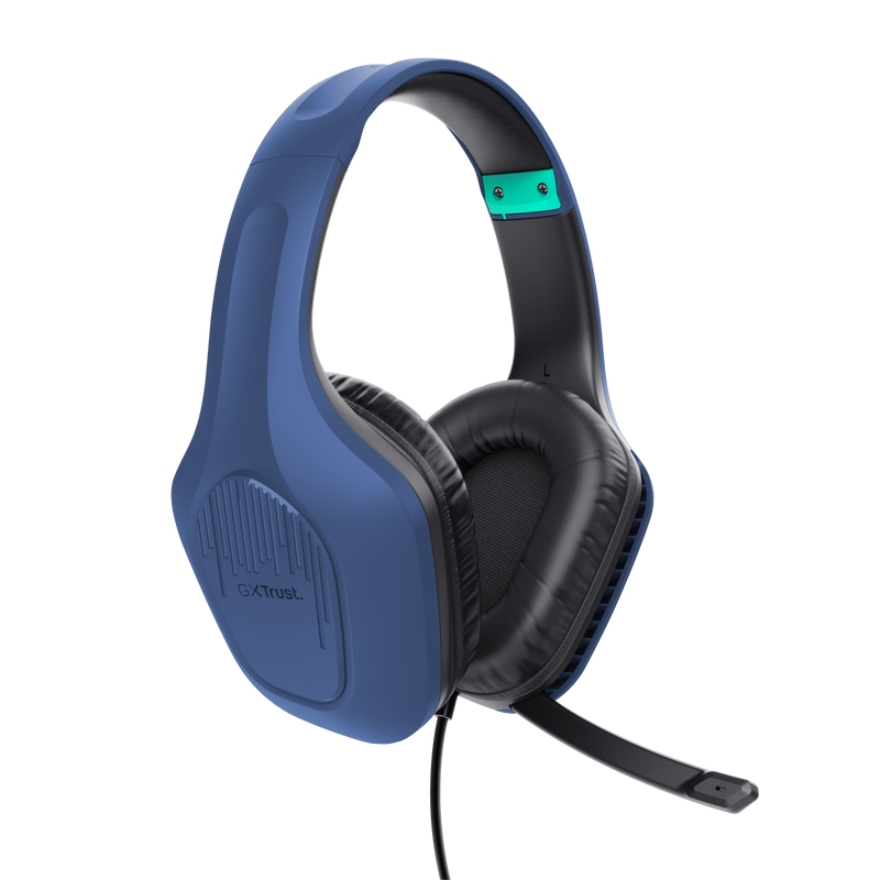 Слушалки, TRUST GXT415 Zirox Headset Blue - image 3