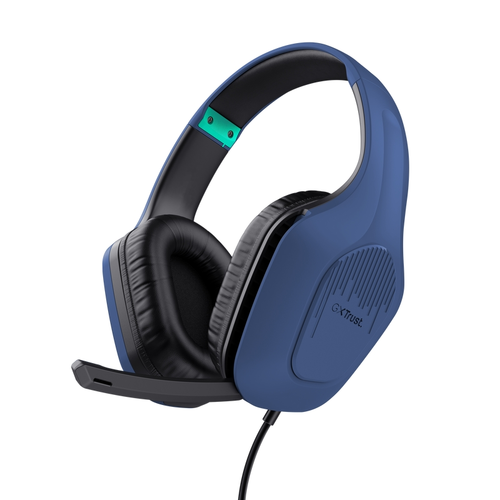 Слушалки, TRUST GXT415 Zirox Headset Blue