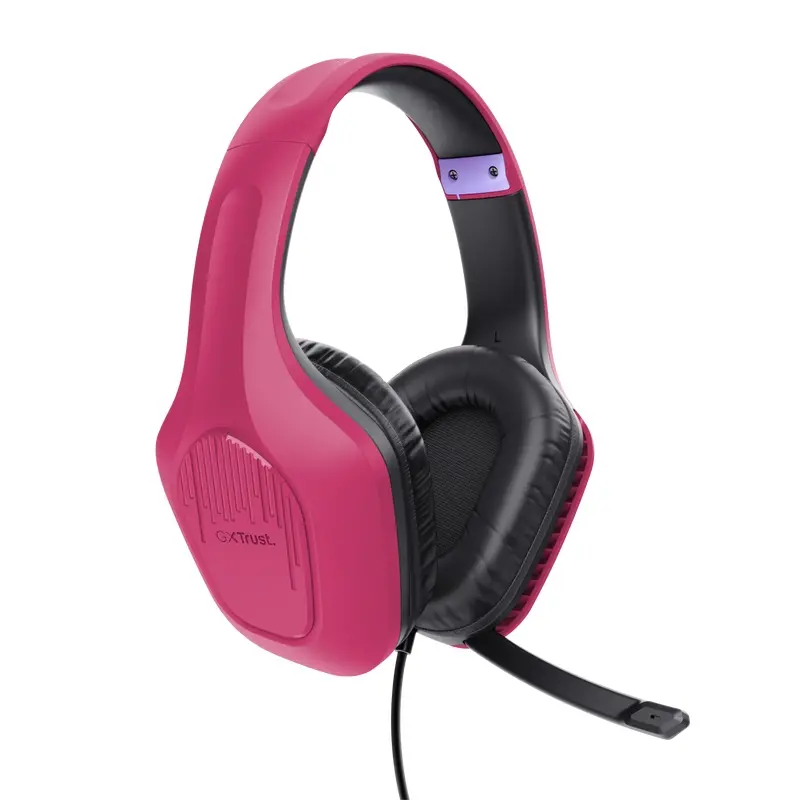 Căști, TRUST GXT415 Zirox Headset Roz - image 3