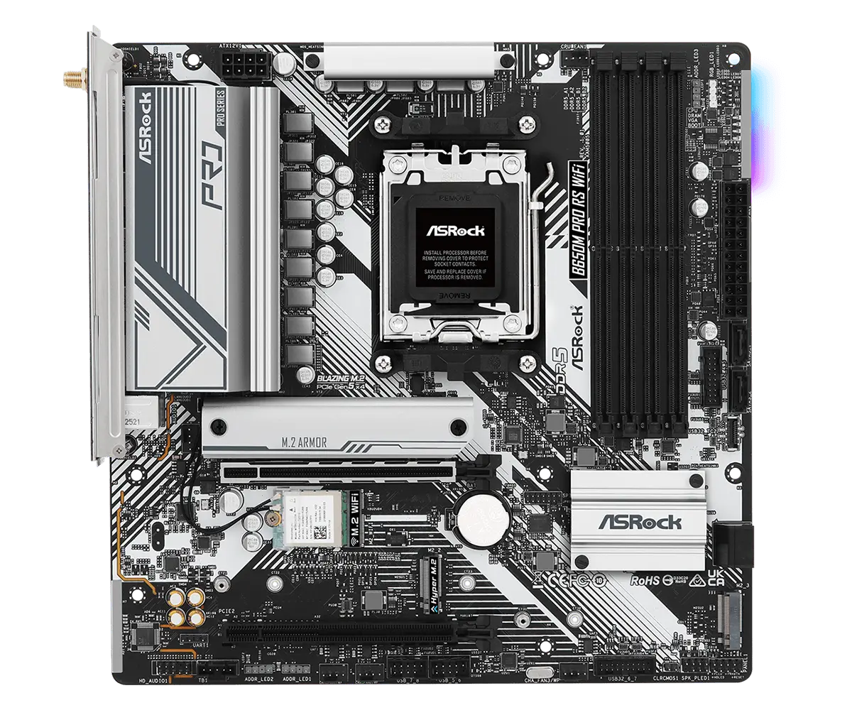 Дънна платка, ASROCK B650M PRO RS WIFI - image 1