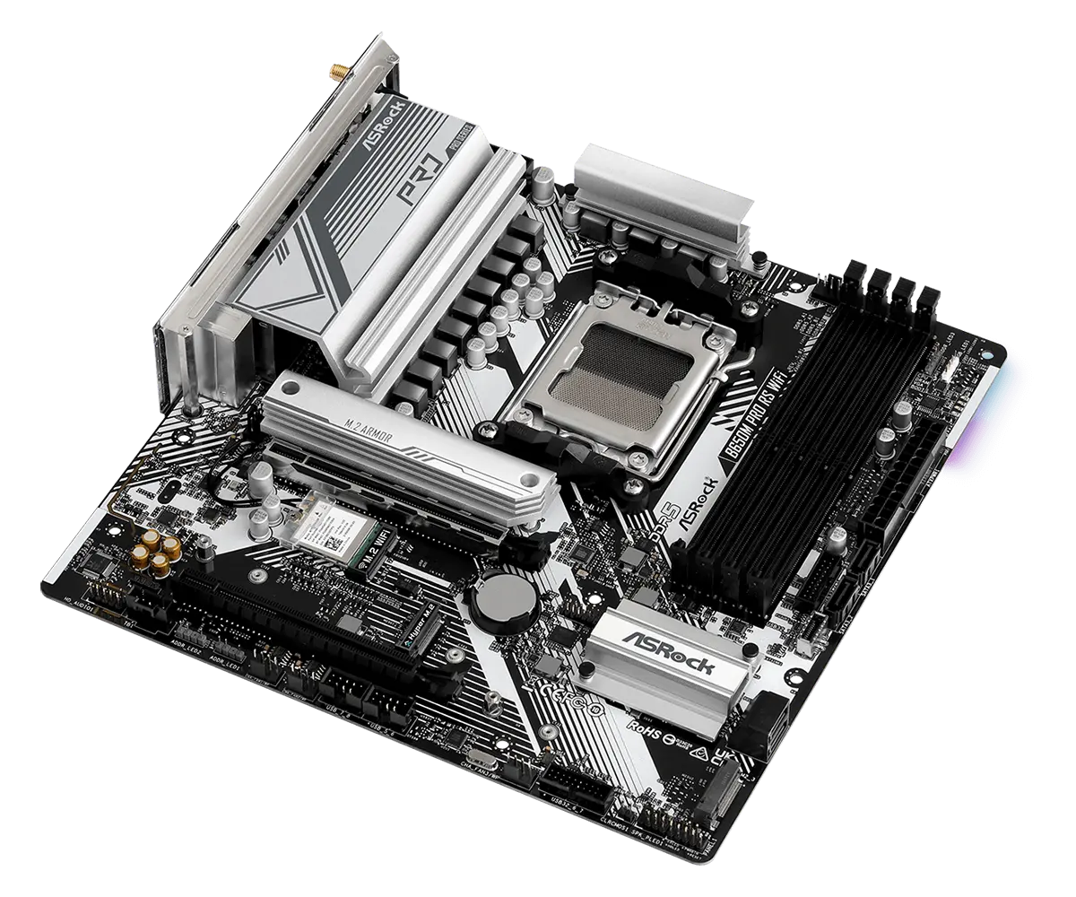 Дънна платка, ASROCK B650M PRO RS WIFI - image 2