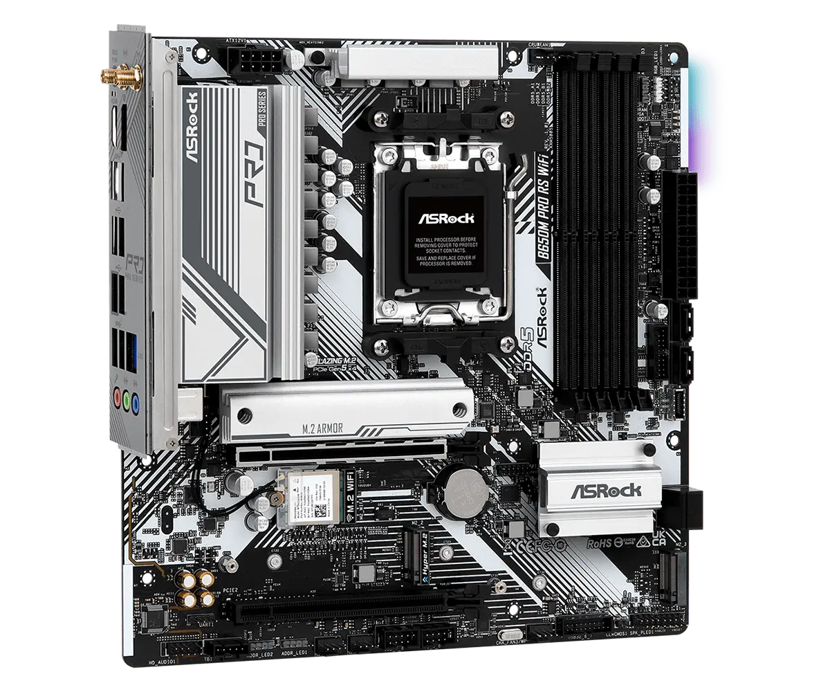 Дънна платка, ASROCK B650M PRO RS WIFI - image 3