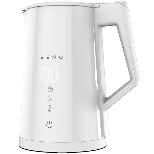 AENO Electric Kettle EK8S Smart: 1850-2200W, 1.7L, Strix, Double-walls, Temperature Control, Keep warm Function, Control via Wi-Fi, LED-display, Non-heating body, Auto Power Off, Dry tank Protection