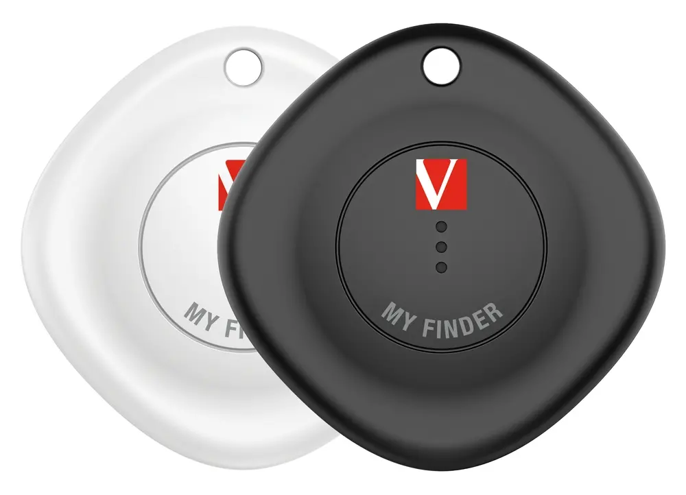 Проследяващо устройство, Verbatim MYF-02 MyFinder Bluetooth Item Finder 2 pack Black/White
