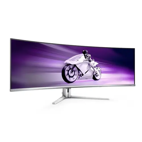 Монитор, Philips Evnia 49M2C8900, 48.8" Curved 1800R QD-OLED, 5120x1440@240Hz, 0.03 GtG, Brightness 1000, 1000000:1, DCR 80M:1, Adaptive Sync, FlickerFree, Low Blue Mode, 7.5Wx4+DTS, Tilt, Height Adjust, Swivel, 2xHDMI, DP, USB hub - image 1