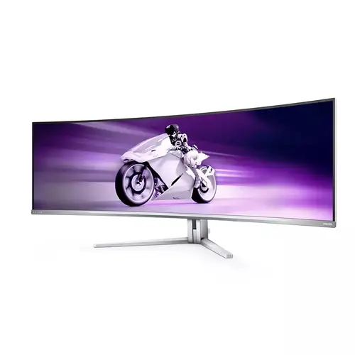Монитор, Philips Evnia 49M2C8900, 48.8" Curved 1800R QD-OLED, 5120x1440@240Hz, 0.03 GtG, Brightness 1000, 1000000:1, DCR 80M:1, Adaptive Sync, FlickerFree, Low Blue Mode, 7.5Wx4+DTS, Tilt, Height Adjust, Swivel, 2xHDMI, DP, USB hub - image 2