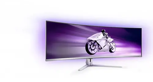 Монитор, Philips Evnia 49M2C8900, 48.8" Curved 1800R QD-OLED, 5120x1440@240Hz, 0.03 GtG, Brightness 1000, 1000000:1, DCR 80M:1, Adaptive Sync, FlickerFree, Low Blue Mode, 7.5Wx4+DTS, Tilt, Height Adjust, Swivel, 2xHDMI, DP, USB hub - image 3