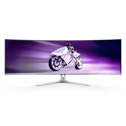 Монитор, Philips Evnia 49M2C8900, 48.8" Curved 1800R QD-OLED, 5120x1440@240Hz, 0.03 GtG, Brightness 1000, 1000000:1, DCR 80M:1, Adaptive Sync, FlickerFree, Low Blue Mode, 7.5Wx4+DTS, Tilt, Height Adjust, Swivel, 2xHDMI, DP, USB hub