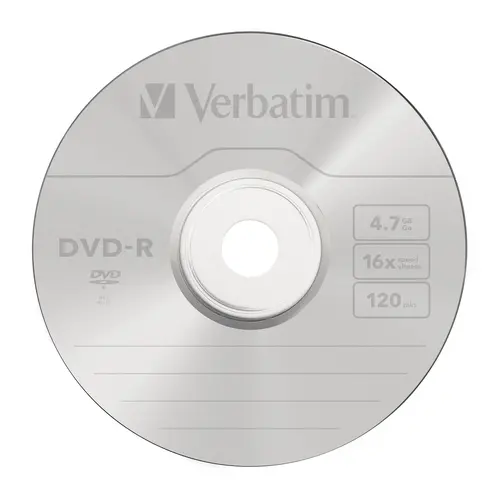 Медия, Verbatim DVD-R AZO 4.7GB 16X MATT SILVER SURFACE (5 PACK) - image 1