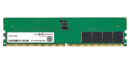 Памет, Transcend 32GB JM DDR5 5600 U-DIMM 2Rx8 2Gx8 CL46 1.1V