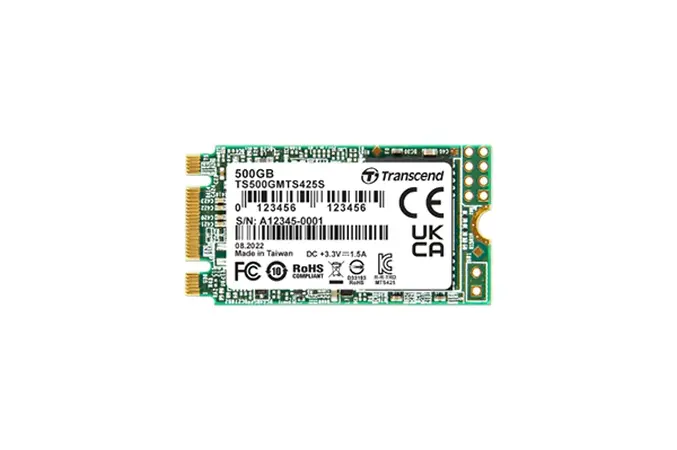 Σκληρός δίσκος, Transcend 500GB, M.2 2242 SSD, SATA3 B+M Key, TLC
