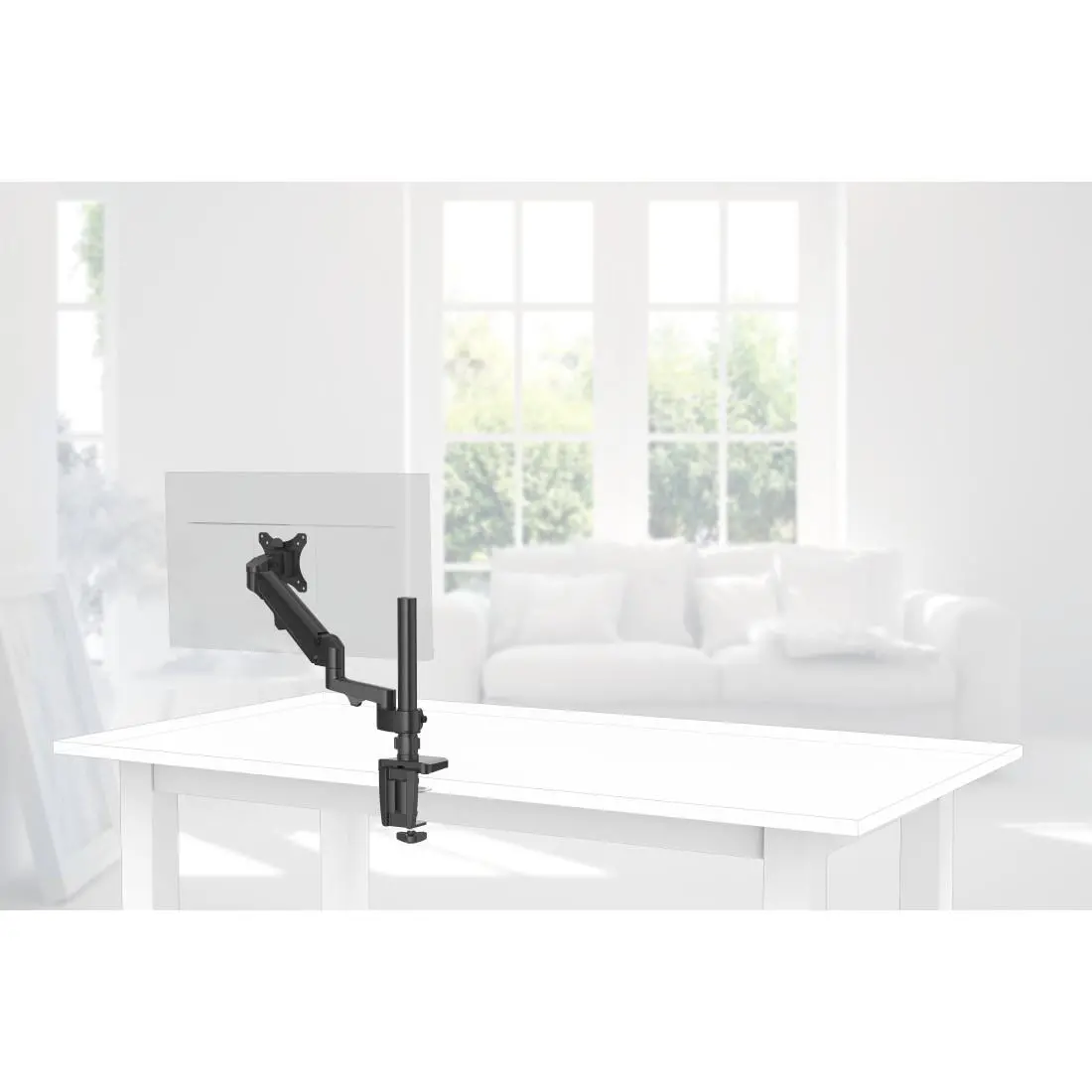 Suport de birou pentru monitor HAMA, Reglabil, 13"-35", 118496 - image 4