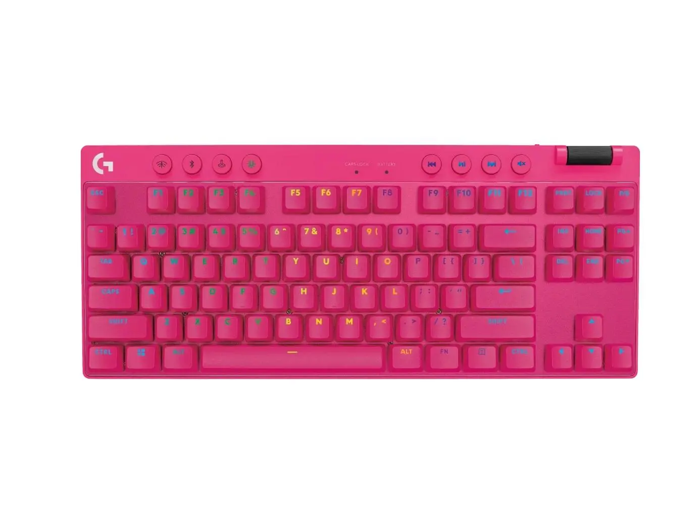 Клавиатура, Logitech G PRO X TKL LIGHTSPEED Gaming Keyboard - MAGENTA - US INT'L - 2.4GHZ/BT - N/A - EMEA28-935 - TACTILE - image 1