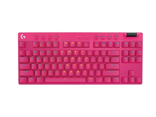 Клавиатура, Logitech G PRO X TKL LIGHTSPEED Gaming Keyboard - MAGENTA - US INT'L - 2.4GHZ/BT - N/A - EMEA28-935 - TACTILE - image 1