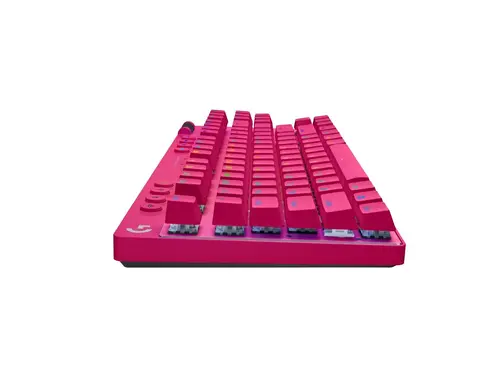 Tastatură, Logitech G PRO X TKL LIGHTSPEED tastatură gaming - MAGENTA - US INT'L - 2.4GHZ/BT - N/A - EMEA28-935 - TACTILĂ - 4