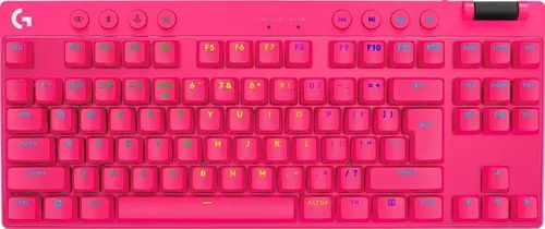 Tastatură, Logitech G PRO X TKL LIGHTSPEED tastatură gaming - MAGENTA - US INT'L - 2.4GHZ/BT - N/A - EMEA28-935 - TACTILĂ - 1