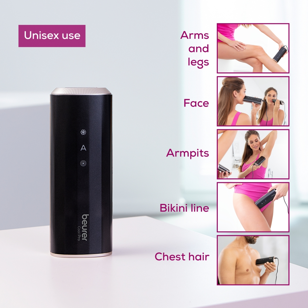 Фотоепилатор, Beurer IPL 7800 Cool Pro IPL hair removal device; State-of-the-art IPL light technology; 3.8 cmІ light area; UV filter; built-in skin contact sensor; "auto flash" mode - image 7