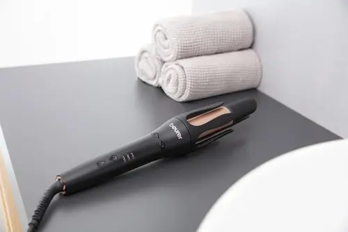 Маша, Beurer HT 75 Automatic Hair Curler, 4-way ion outlet, 3 temperature settings: 170, 190, 210°C, Ceramic and tourmaline-coated, Smart timer - image 3