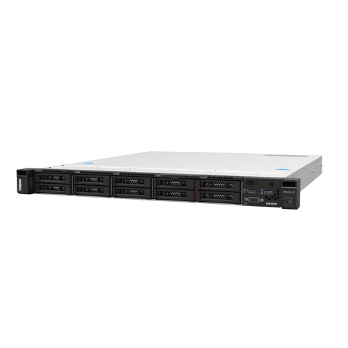 Сървър, Lenovo ThinkSystem SR250 V2, Xeon E-2378 (8C, 2.6GHz, 16MB Cache/65W), 1x32GB, O/B, 2.5" HS (8), 5350-8I, HS 450W Titanium, XCC Enterprise, Rails