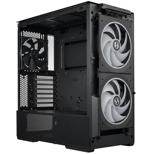 Кутия Lian-Li LANCOOL 216, RGB, Mid-Tower, Tempered Glass, Черна - image 3