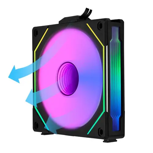 Вентилатор Lian-Li UNI SL-INF Reverse Blade, 120 мм, ARGB PWM, Черен - image 2