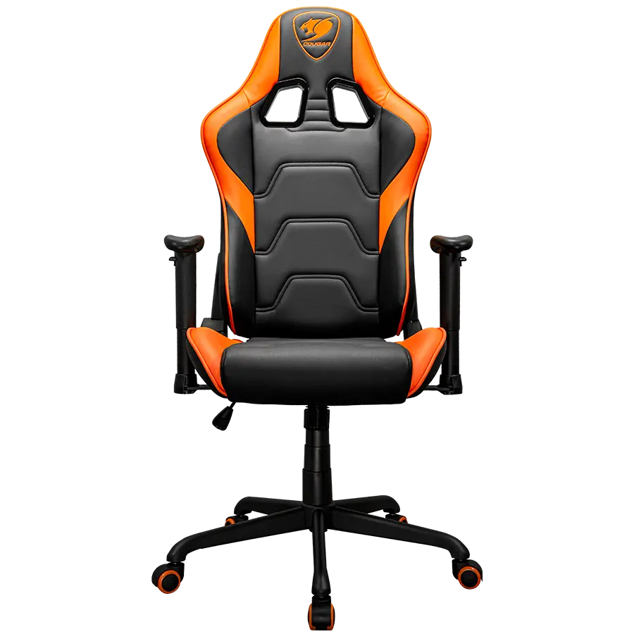 COUGAR Armor Elite Gaming Chair, Adjustable Design, Breathable PVC Leather, Class 4 Gas Lift Cylinder, Full Steel Frame, 2D Adjustable Arm Rest, 160º Reclining, Adjustable Tilting Resistance