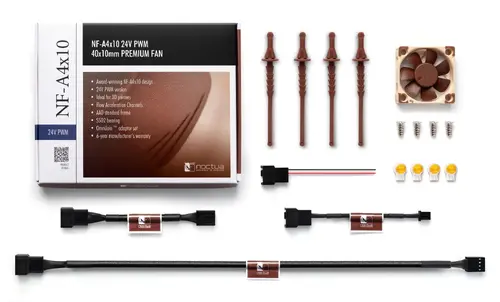 Noctua Вентилатор Fan 40x40x10mm 24V - NF-A4x10-24V-PWM - image 4